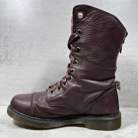 Dr Martens 1914 Triumph Aimilita Floral Fold Over Boots - Women's Size 11 - Picture 5 of 9